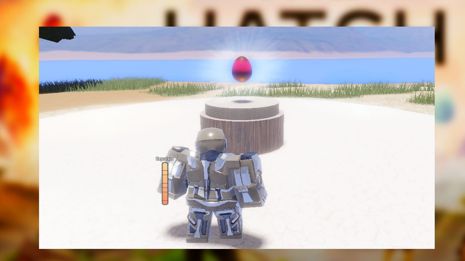 Finding eggs in the Hatch event (Image via Roblox)